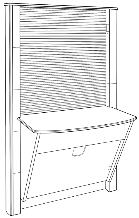 Essential Headwall system with dual monitor mounts, upper storage cabinets, and integrated sink in a streamlined dental workspace.