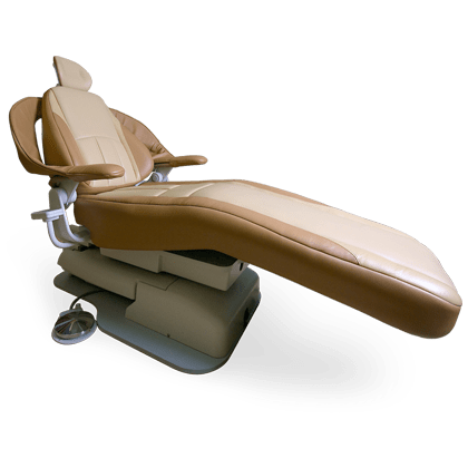 EP 3902 adjustable dental stool with backrest.