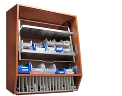 dental operatory 30in sterilization hydraulic cabinet
