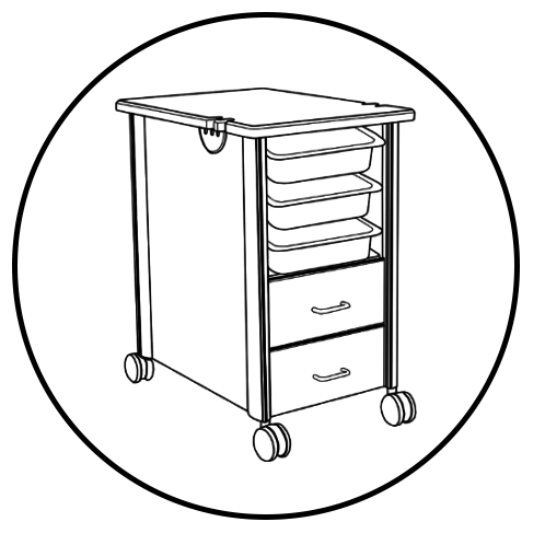 Rapid Deployement Cart outlined